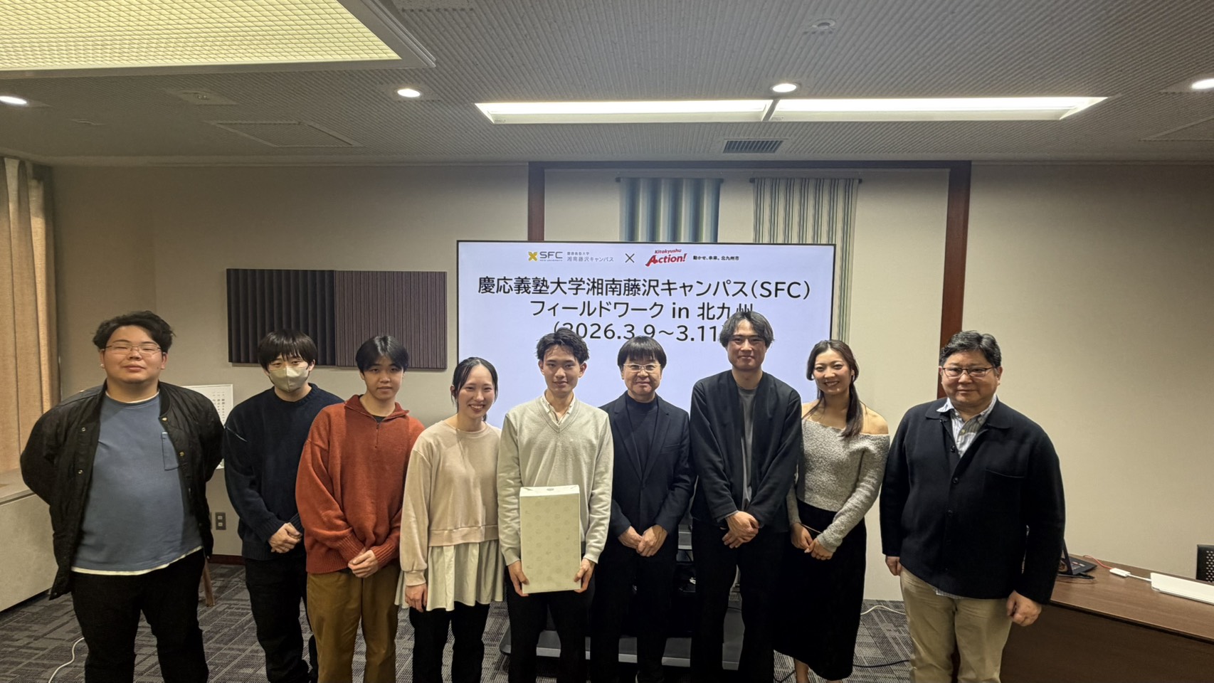 北九州での特別研究プロジェクトの様子